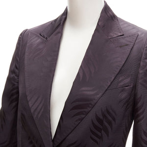 Gucci Women's Gucci Tom Ford Leaf Jacquard Blazer Suit - view 8