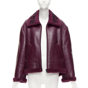 Balenciaga Women's Balenciaga 2020 Shearling Bombardier Jacket - view 3