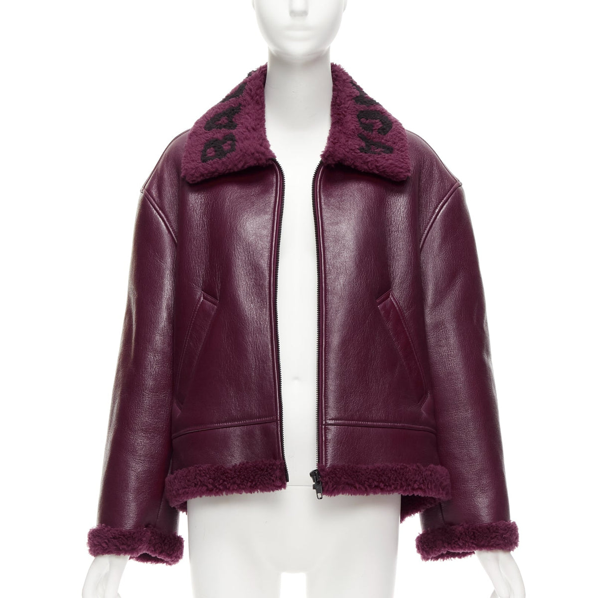 Women's Balenciaga 2020 Shearling Bombardier Jacket