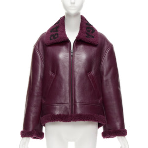 Balenciaga Women's Balenciaga 2020 Shearling Bombardier Jacket - view 4