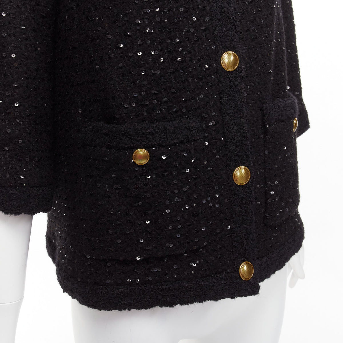 Women's Saint Laurent 2021 Wool Sequin Jacket