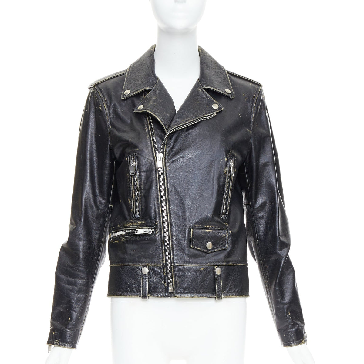 Men's Saint Laurent 2015 Calfskin Biker Jacket