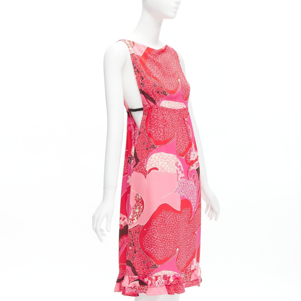 Gucci Women's Gucci Tom Ford Silk Cutout Strap Dress