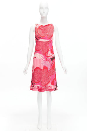 Gucci Women's Gucci Tom Ford Silk Cutout Strap Dress - view 10