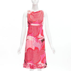 Gucci Women's Gucci Tom Ford Silk Cutout Strap Dress - view 3