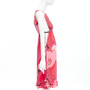 Gucci Women's Gucci Tom Ford Silk Cutout Strap Dress - view 4