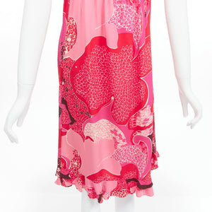 Gucci Women's Gucci Tom Ford Silk Cutout Strap Dress - view 8
