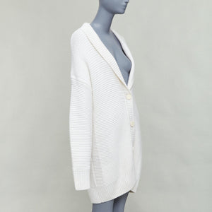 Hermes Women's Hermes 100% Cashmere Leather Cardigan - view 3