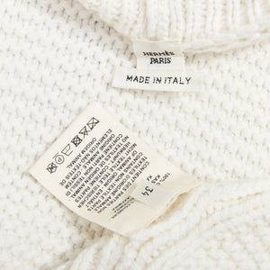 Hermes Women's Hermes 100% Cashmere Leather Cardigan - view 8