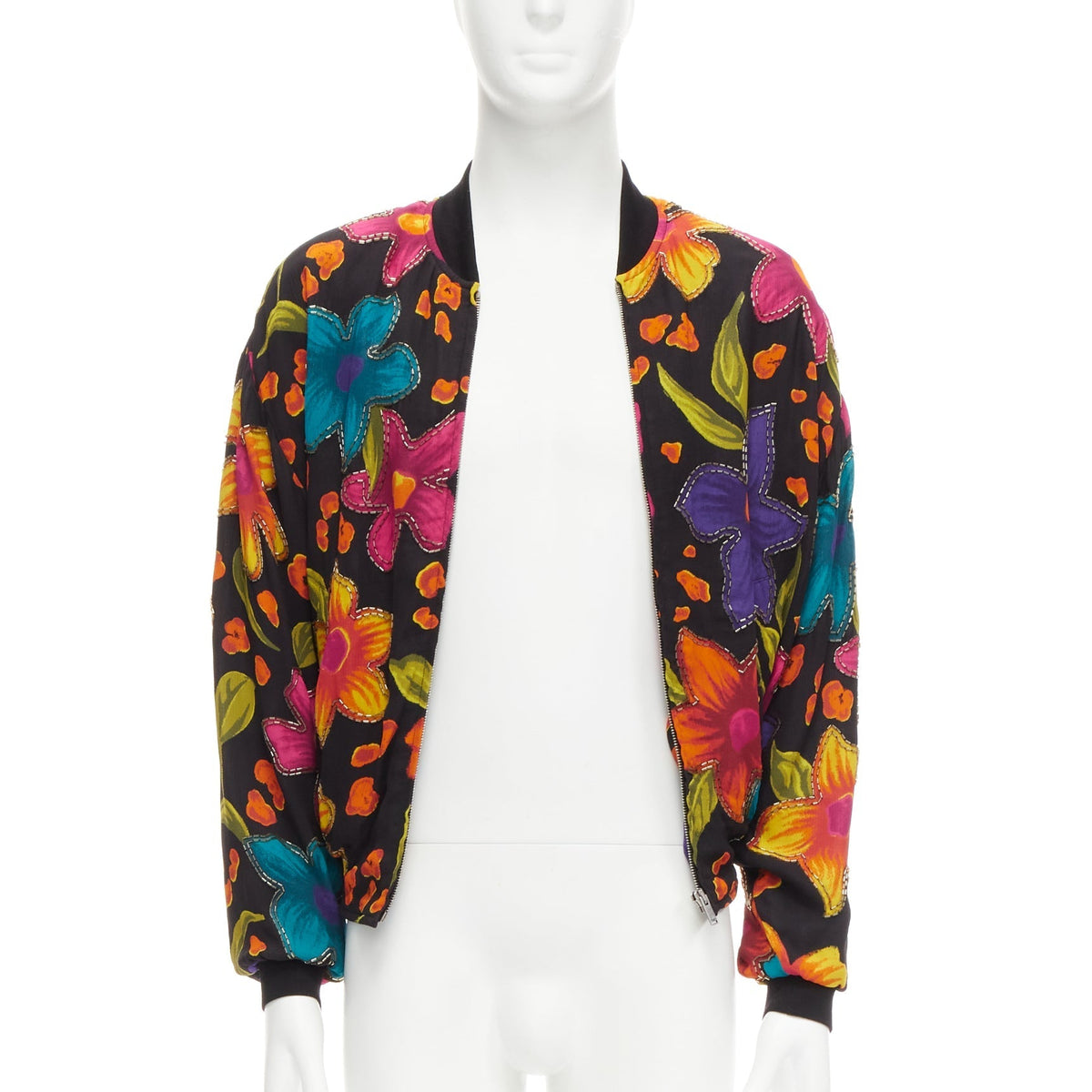 Men's Saint Laurent 2021 Floral Crepe Jacket