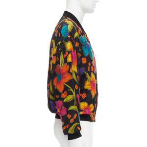 Saint Laurent Men's Saint Laurent 2021 Floral Crepe Jacket - view 5
