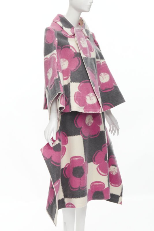 Women's Comme Des Garcons 2012 Floral Checkered Set