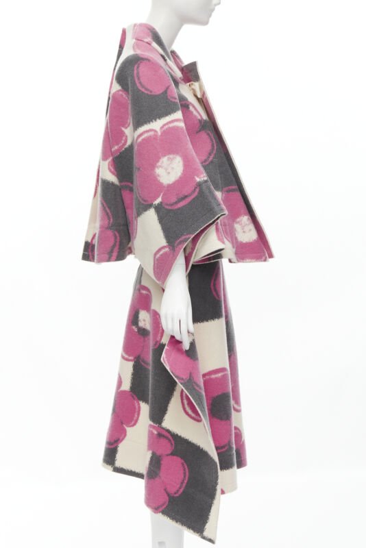Women's Comme Des Garcons 2012 Floral Checkered Set