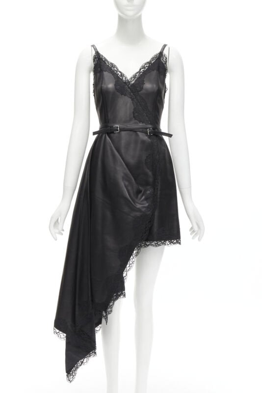 Alexander McQueen Women's Alexander Mcqueen 2022 Leather Wrap Dress