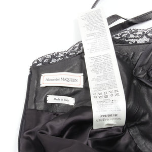 Alexander McQueen Women's Alexander Mcqueen 2022 Leather Wrap Dress - view 10