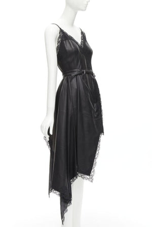 Alexander McQueen Women's Alexander Mcqueen 2022 Leather Wrap Dress - view 3