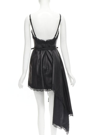 Alexander McQueen Women's Alexander Mcqueen 2022 Leather Wrap Dress - view 5