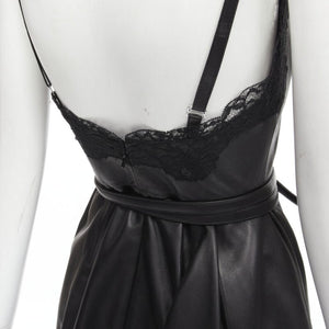 Alexander McQueen Women's Alexander Mcqueen 2022 Leather Wrap Dress - view 8