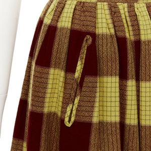 Comme des Garçons Women's Comme Des Garcons Shirred Checked Skirt - view 10