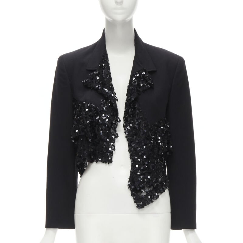 Women's Comme Des Garcons Sequin Mesh Jacket