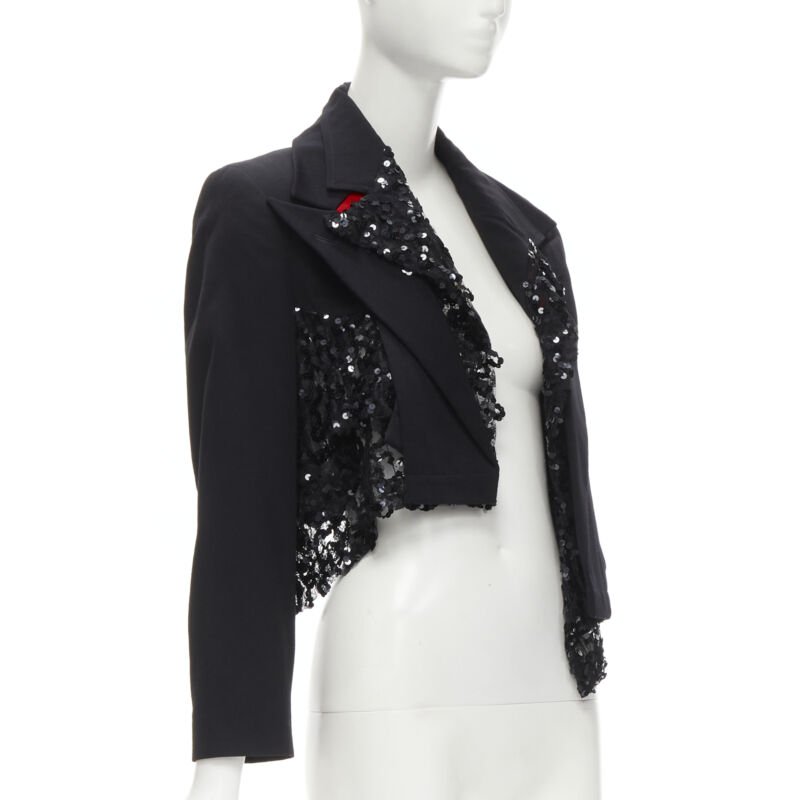 Women's Comme Des Garcons Sequin Mesh Jacket