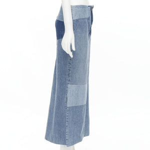 Maison Margiela Women's Maison Martin Margiela Denim Patchwork Skirt - view 4