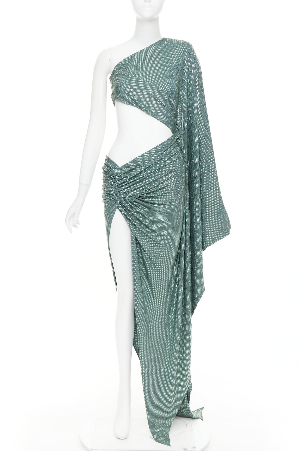 Women's Alexandre Vauthier Crystal Cut Out Dress