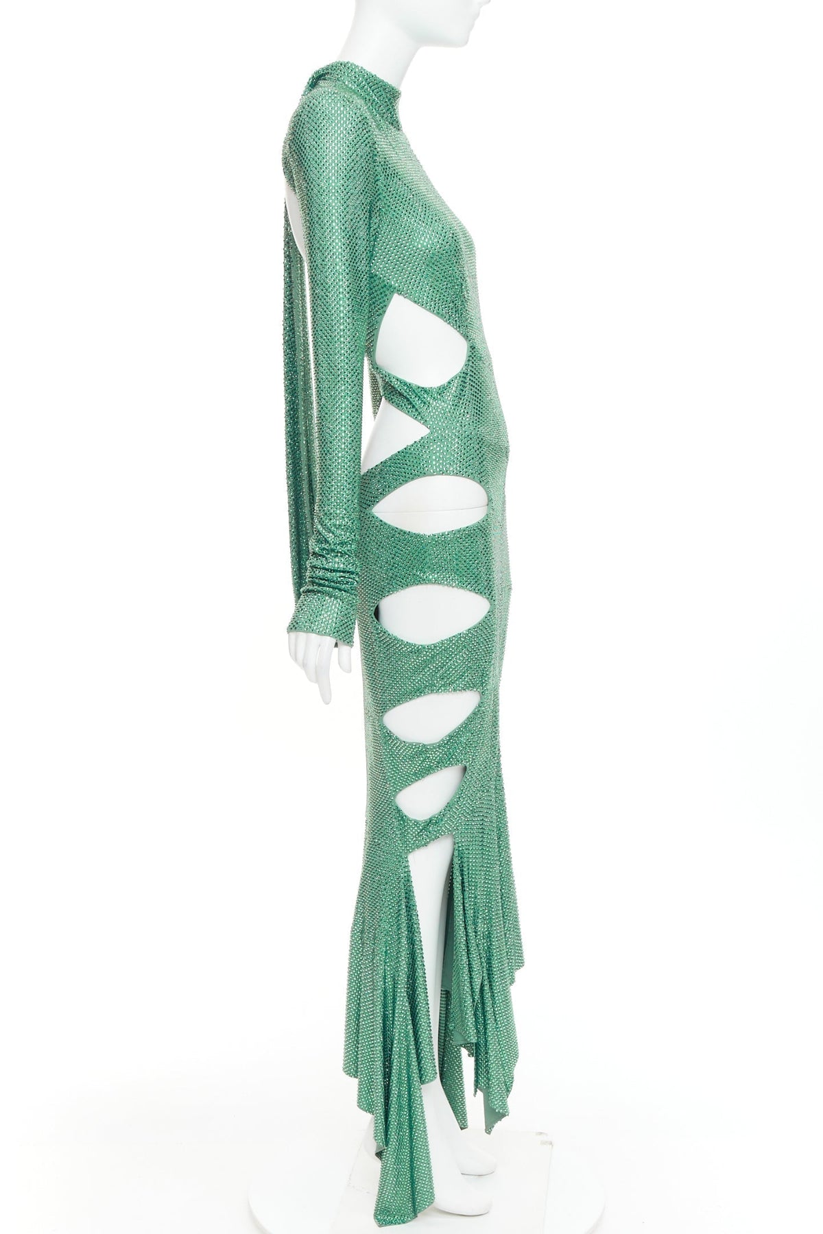 Women's Alexandre Vauthier Crystal Cut Out Gown – view 4