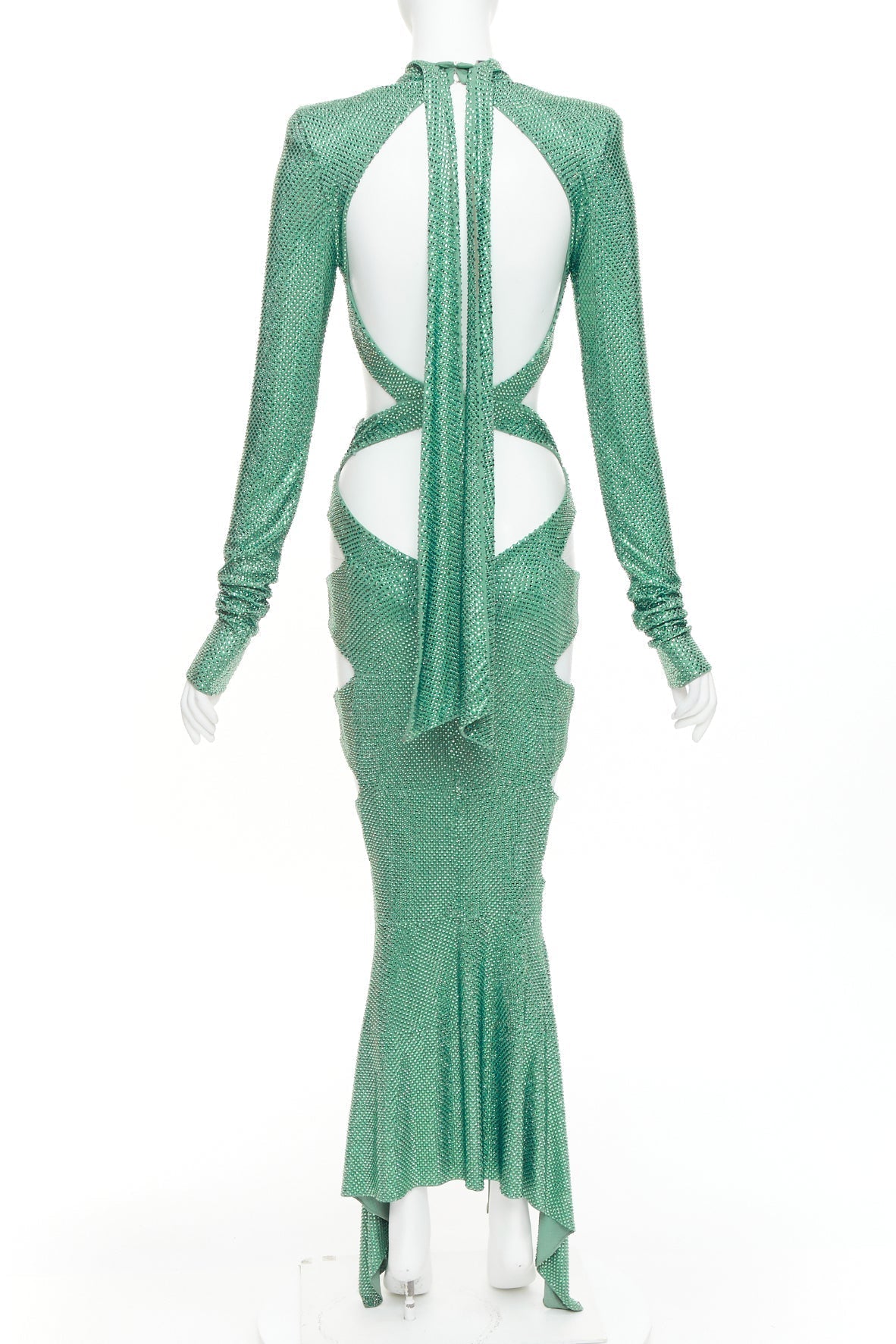 Women's Alexandre Vauthier Crystal Cut Out Gown – view 5