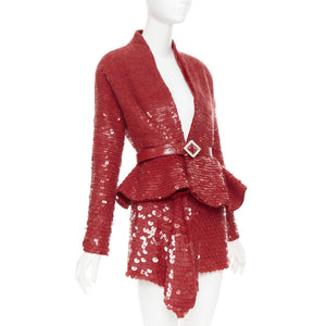 Alexandre Vauthier Women's Alexandre Vauthier Sequin Peplum Jacket - view 3