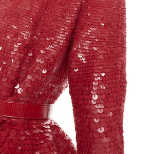 Alexandre Vauthier Women's Alexandre Vauthier Sequin Peplum Jacket - view 9