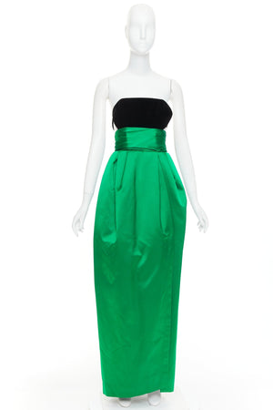 Alexandre Vauthier Women's Alexandre Vauthier Velvet Green Gown - view 10