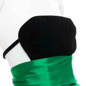 Alexandre Vauthier Women's Alexandre Vauthier Velvet Green Gown - view 2