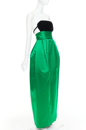 Alexandre Vauthier Women's Alexandre Vauthier Velvet Green Gown - view 3