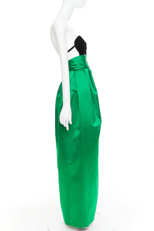 Alexandre Vauthier Women's Alexandre Vauthier Velvet Green Gown - view 4