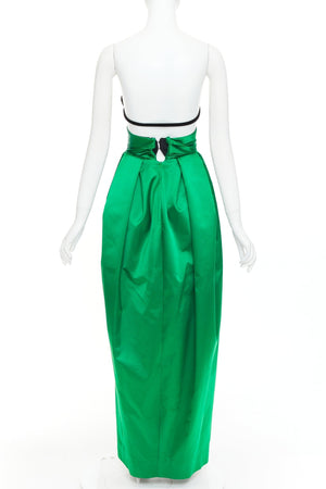 Alexandre Vauthier Women's Alexandre Vauthier Velvet Green Gown - view 5