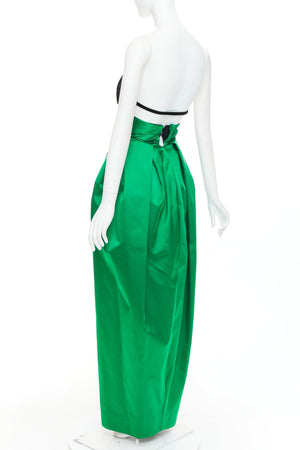 Alexandre Vauthier Women's Alexandre Vauthier Velvet Green Gown - view 6
