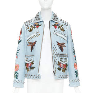 Gucci Women's Gucci 2016 Embroidered Studded Jacket - view 1