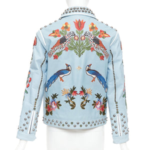 Gucci Women's Gucci 2016 Embroidered Studded Jacket - view 2