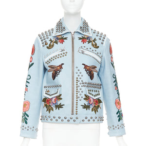 Gucci Women's Gucci 2016 Embroidered Studded Jacket - view 3