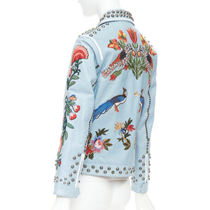 Gucci Women's Gucci 2016 Embroidered Studded Jacket - view 6