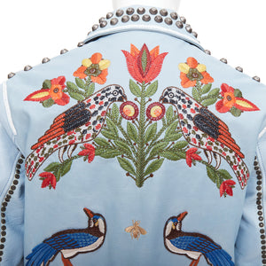 Gucci Women's Gucci 2016 Embroidered Studded Jacket - view 7