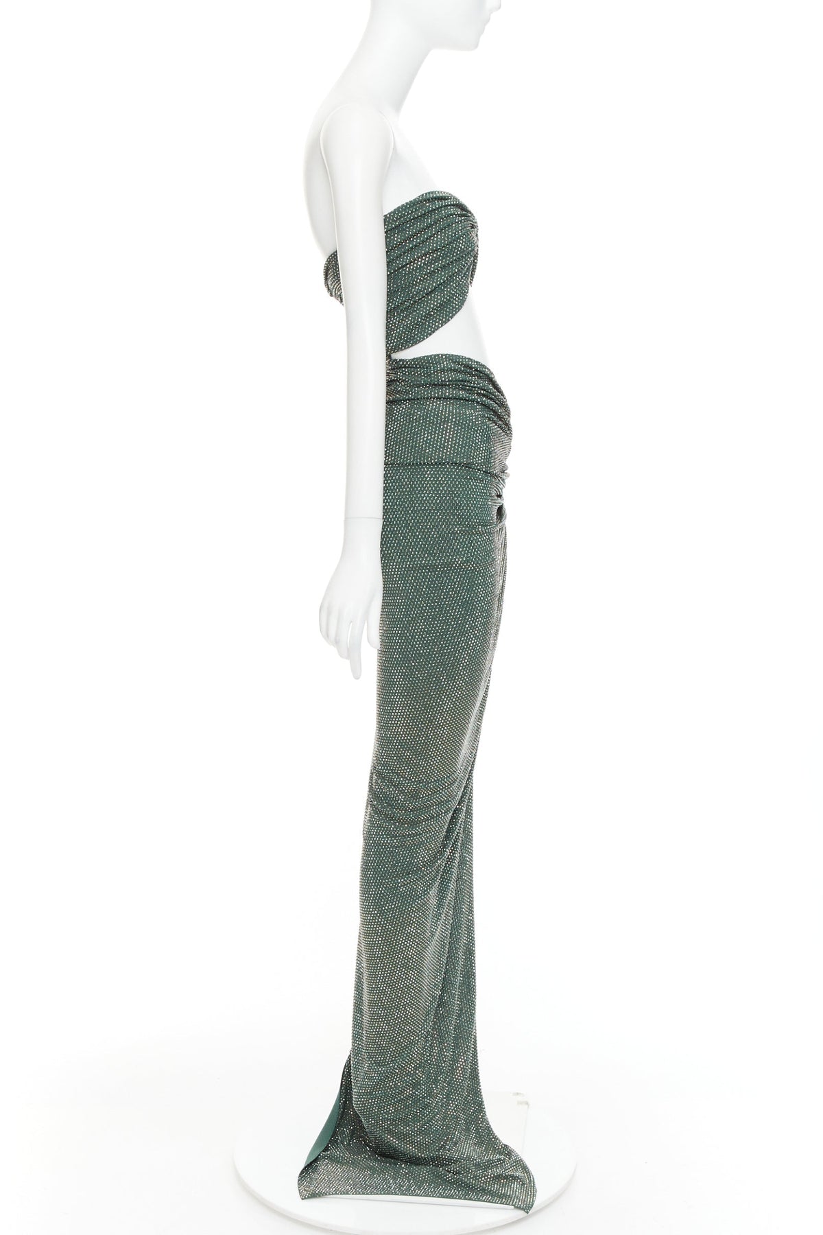 Women's Alexandre Vauthier Crystal Low Waist Gown – view 4