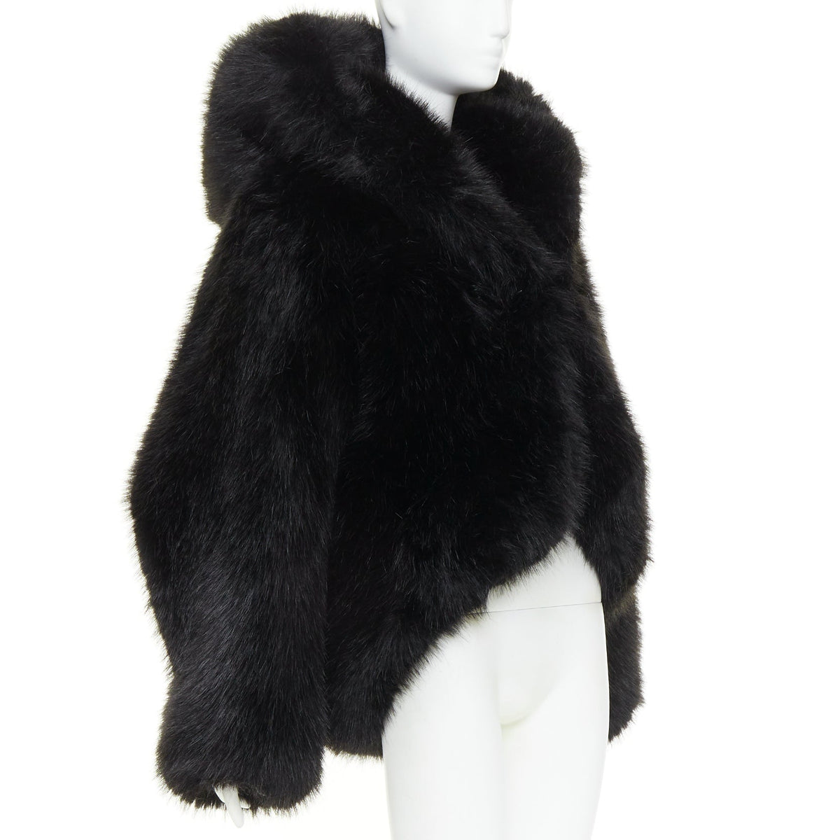 Women's Alexandre Vauthier Fur Cocoon Coat – view 3