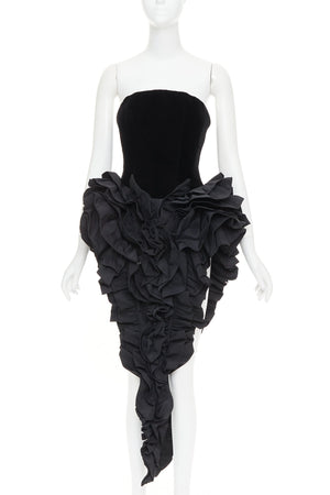 Alexandre Vauthier Women's Alexandre Vauthier Velvet Bodysuit Dress - view 1