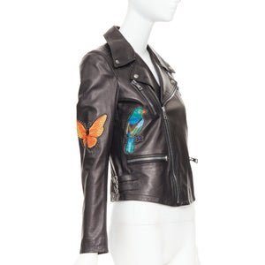 Gucci Women's Gucci Leather Applique Studded Jacket - view 4