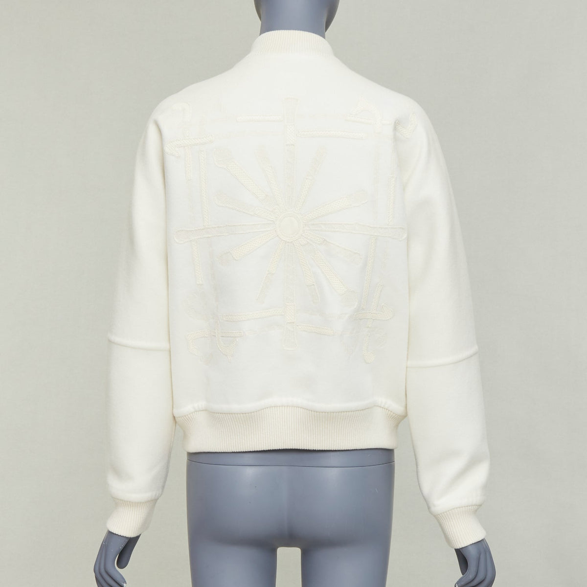 Hermes Women's Hermes Cashmere Leather Bomber Jacket