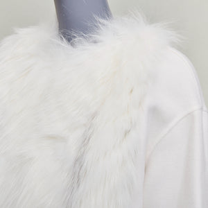 Fendi Women's Fendi Fox Fur Cashmere Long Coat - view 2