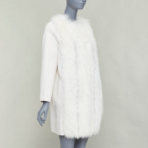 Fendi Women's Fendi Fox Fur Cashmere Long Coat - view 4