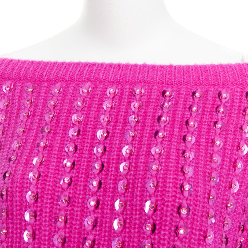 Women's Valentino 2022 Mohair Jewel Sweater